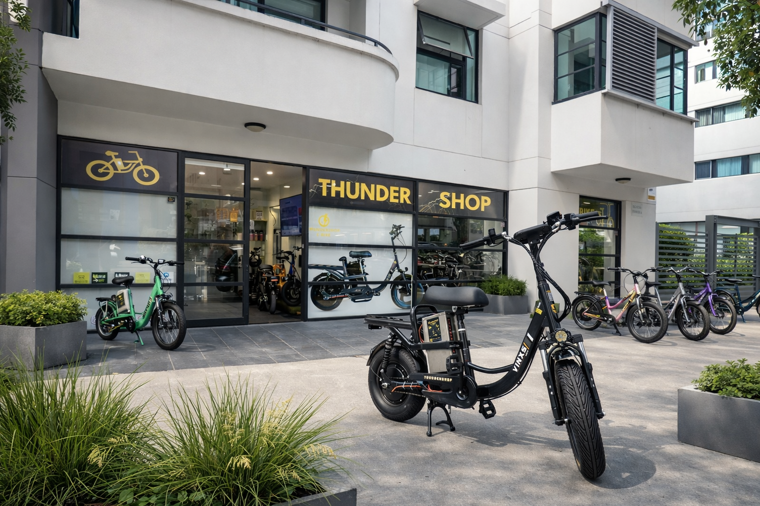 Thundershop E-Bike store front in Sydney